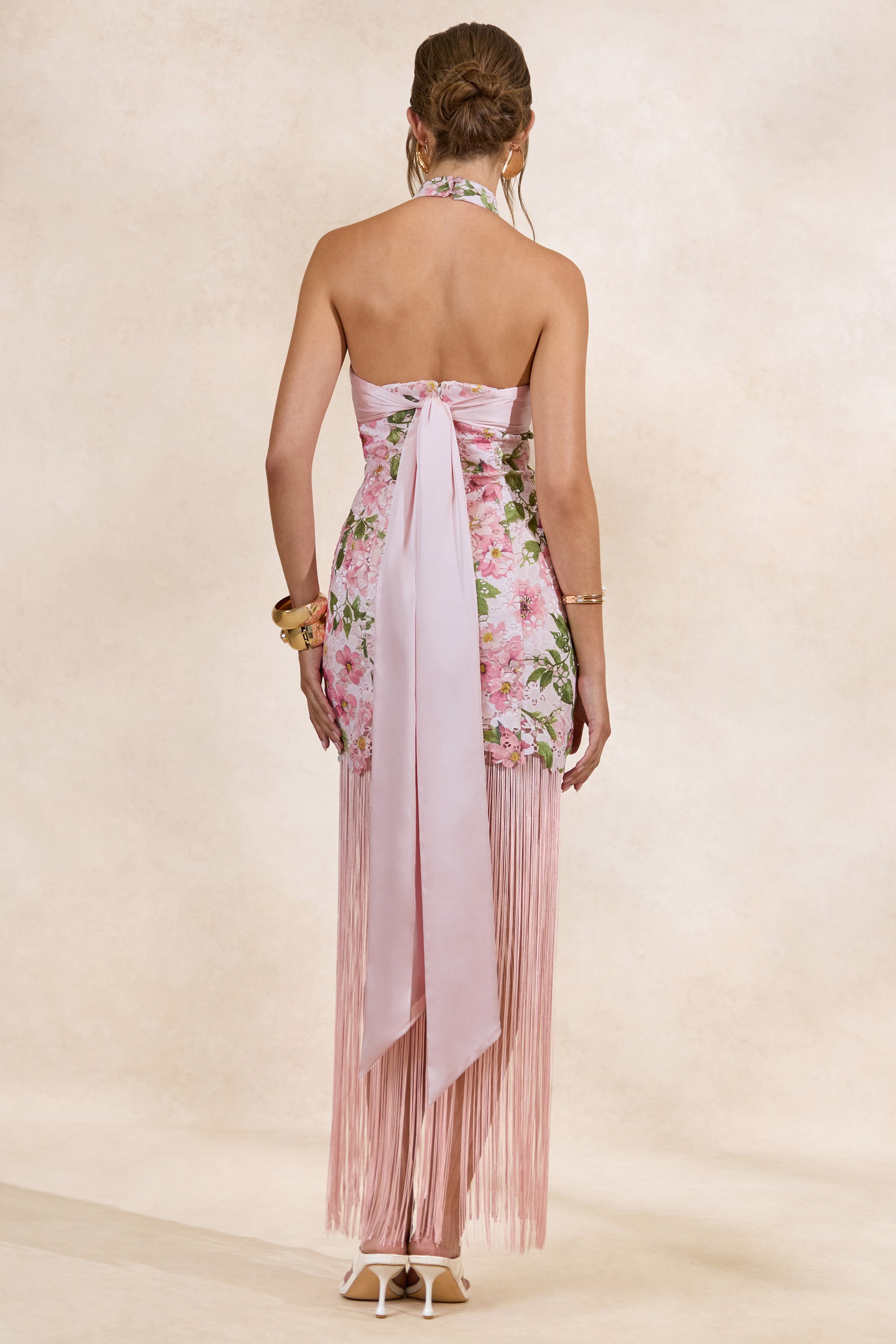 CL138255084 - Lerisa _ Pink Floral Print Lace Halter-Neck Fringed Maxi Dress5.jpg