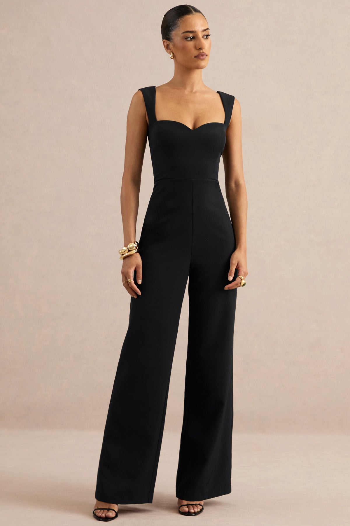 Jorja Black Sweetheart-Neck Jumpsuit CL138261001 53.jpg