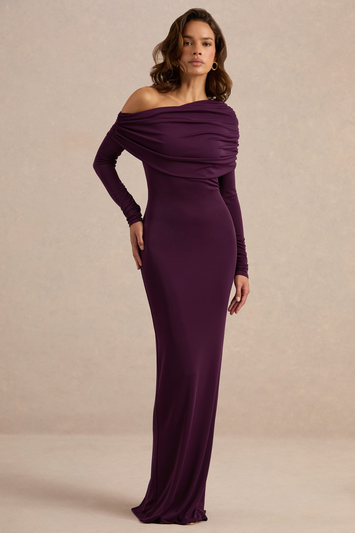 ECM_HR_CL138268090_Eulalie Dark Plum Asymmetric-Neck Maxi Dress With Draped Detailing 36.jpg