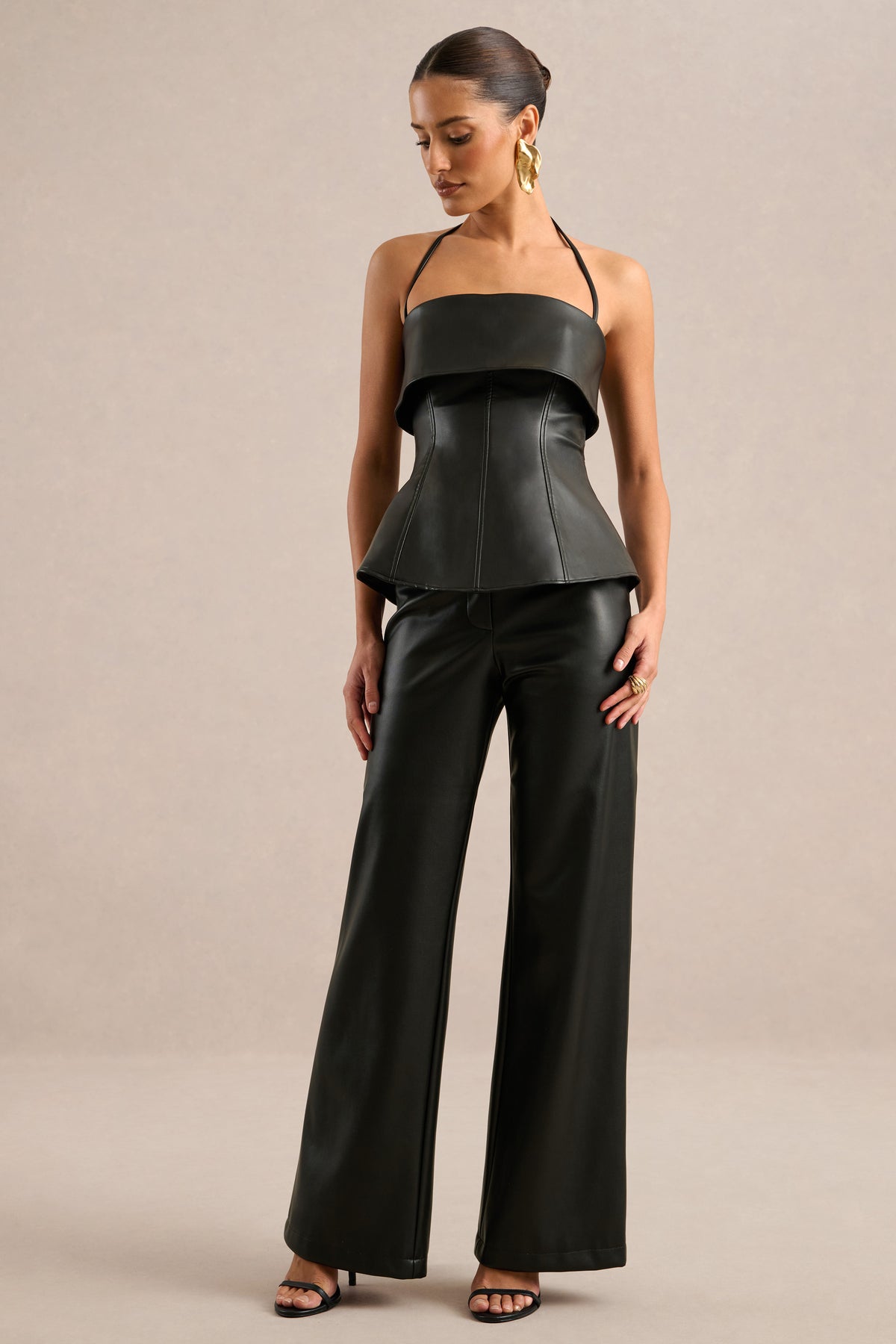 CL138271001 - Gaelina - Black Straight-Leg Trousers0.jpg