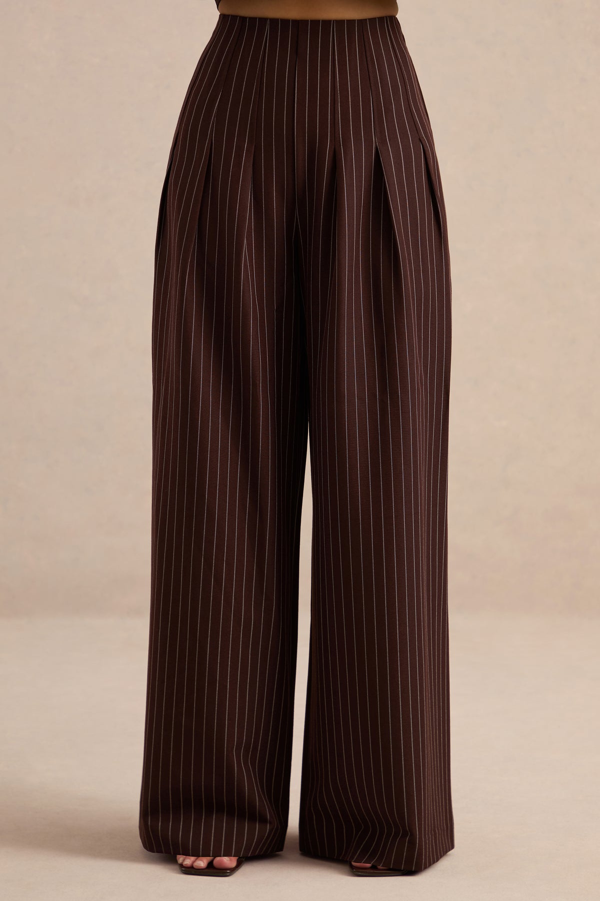 CL13827402106_CL138274021_-_Genara_Brown_Pinstripe_Wide-Leg_Trousers_3