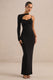 ECM_HR_CL138285001 - Inika Black Asymmetric-Neck Maxi Dress With One-Long Sleeve0.jpg