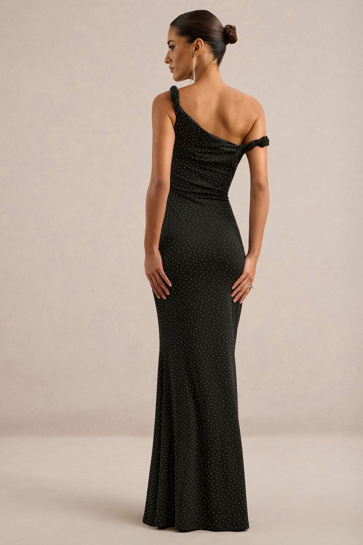 ECM_HR_CL138311001 - Elfrida | Black Hotfix Twisted Asymmetric-Neck Maxi Dress5.jpg