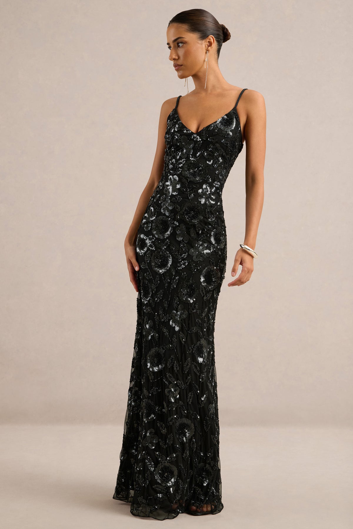 ECM_HR_CL138334001 - Inella _ Black Embellished V-Neck Maxi Dress1.jpg