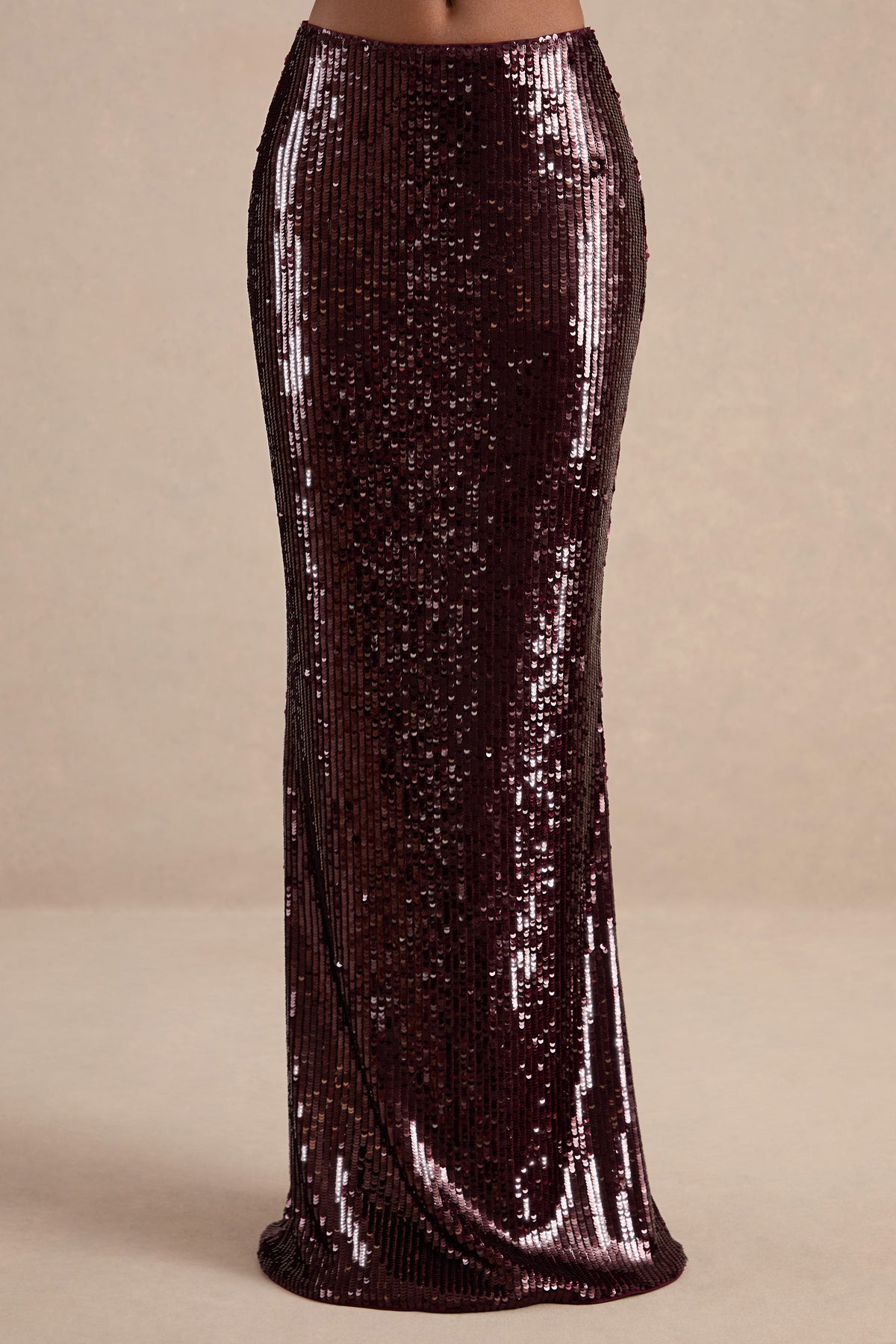 CL138345102 - Antea | Burgundy Sequin Maxi Skirt2.jpg