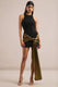 ECM_HR_CL138385001 - Oliviana _ Black Round-Neck Mini Dress With Draped Detailing And Sash7.jpg