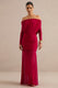 ECM_HR_CL138432100 - Amaline _ Red Mesh Bardot-Neck Maxi Dress With Draped Detailing 0.jpg