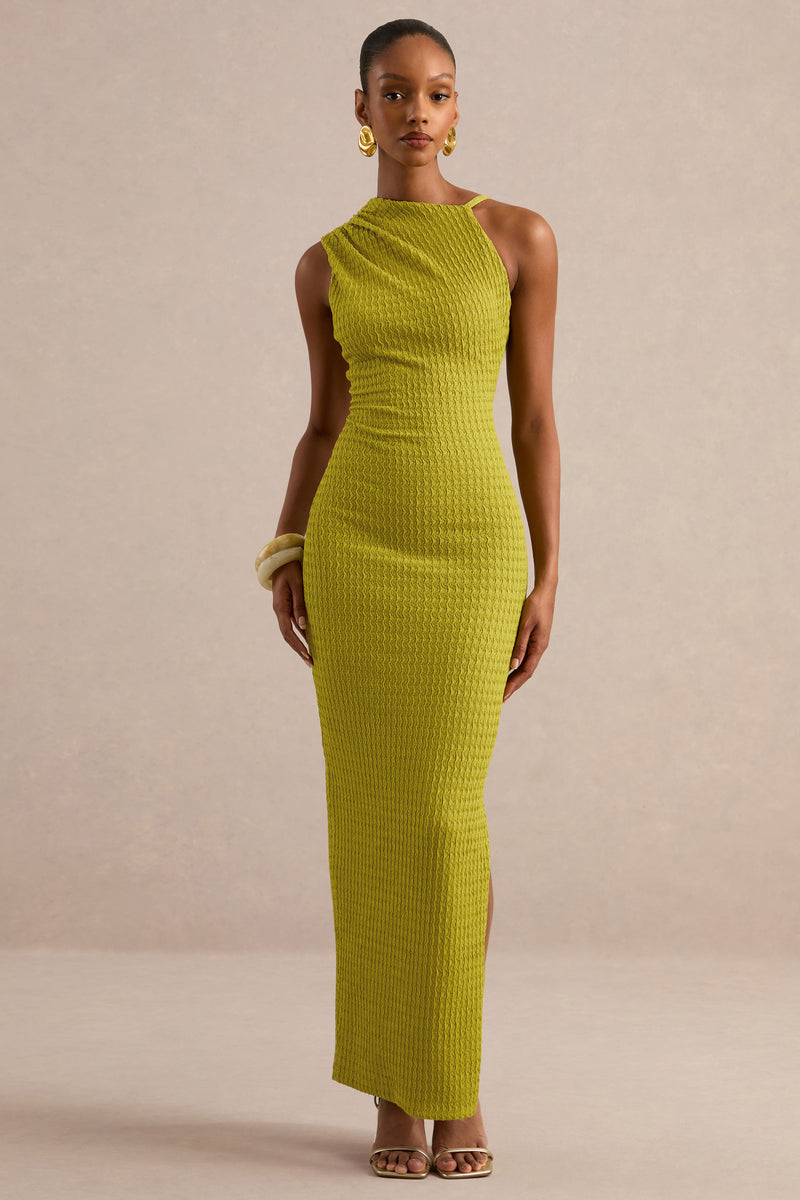 ECM_HR_CL138436031 - Ayari _ Olive Asymmetric-Neck Maxi Dress With Draped Detail 0.jpg