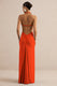 CL138447070 -Elirae | Orange Asymmetric-Neck Maxi Dress With Twist Strap And Front High Split8.jpg