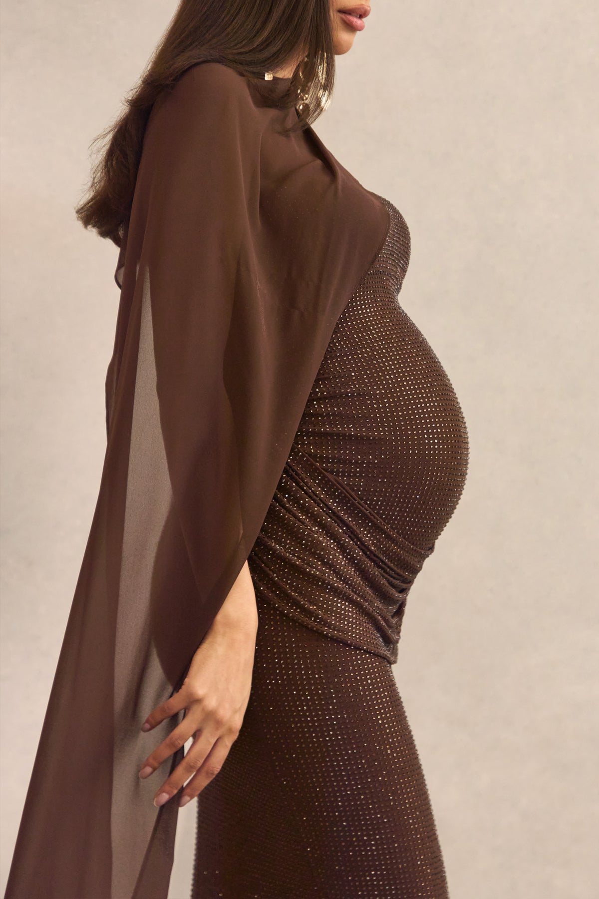 ECM_HR_CL138455022----Ottoline-Dark-Brown-Asymmetric-Neck-Maternity-Maxi-Dress-With-Sheer-Cape-Detail2.jpg