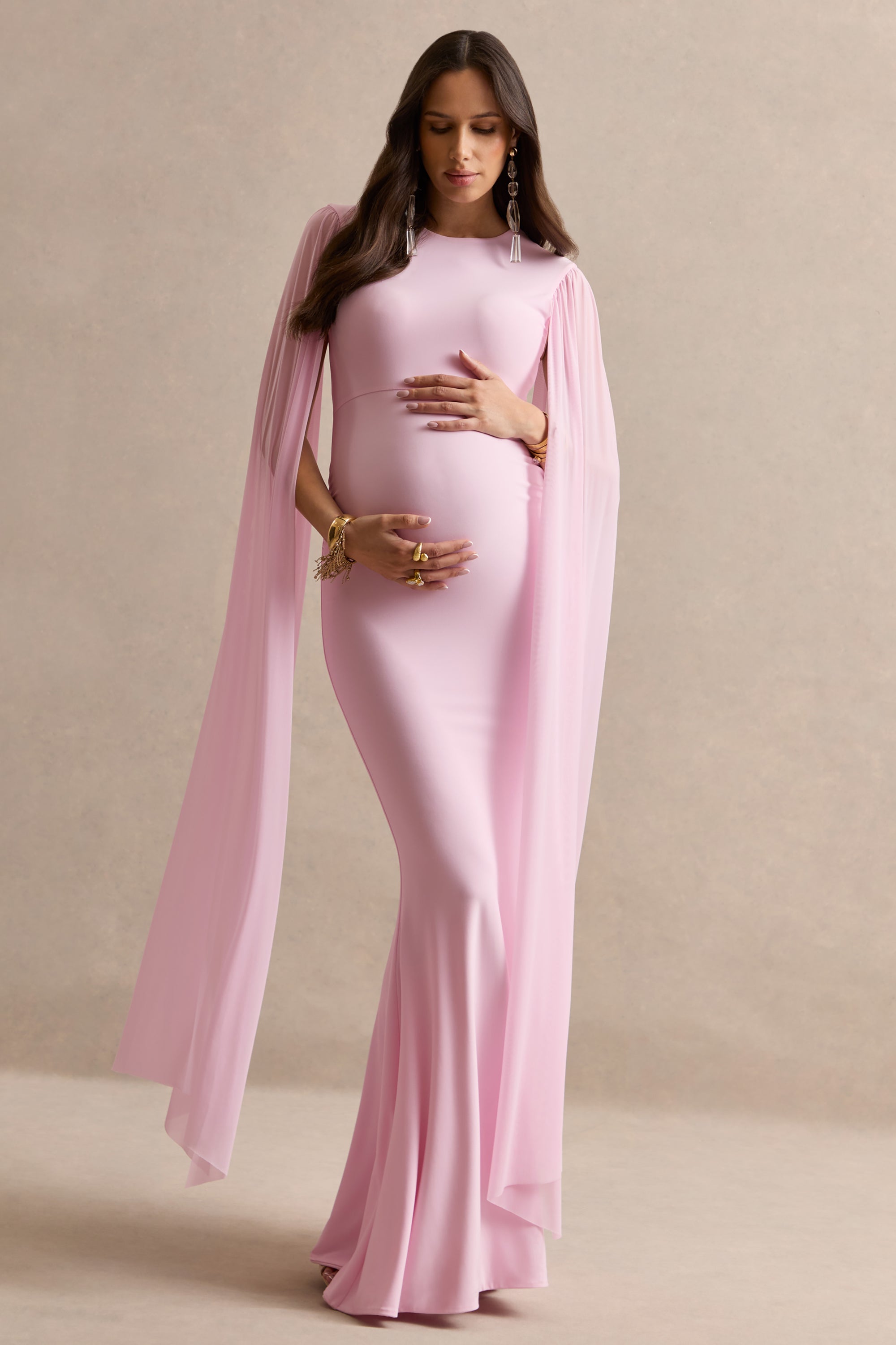 ECM_HR_CL138469081---Calitheia-Light-Pink-Round-Neck-Maternity-Maxi-Dress-With-Long-Floaty-Mesh-Sleeves0.jpg