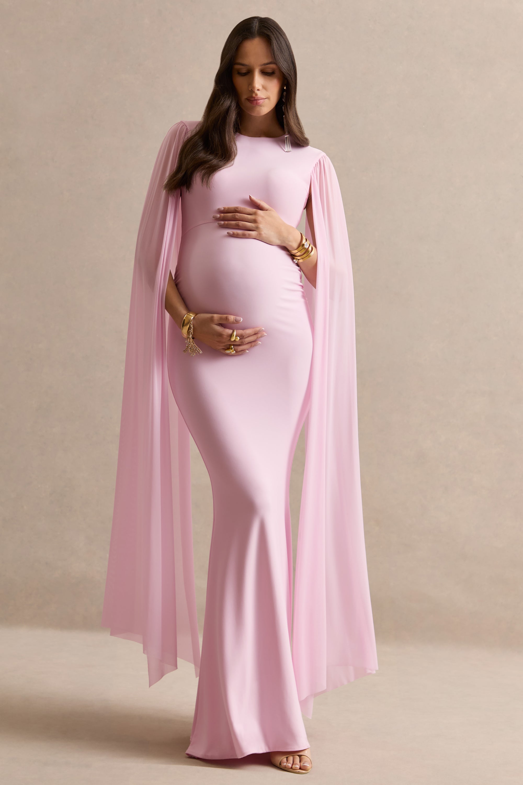 ECM_HR_CL138469081---Calitheia-Light-Pink-Round-Neck-Maternity-Maxi-Dress-With-Long-Floaty-Mesh-Sleeves3.jpg