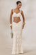 CL13847811008_ECM_HR_CL138478110---Arlina-_-White-Lace-Maternity-Maxi-Skirt-With-Gathered-Detailing-_-CL138477110---Arlina-_-White-Lace-Scoop-Neck-Maternity-Crop-Top-0