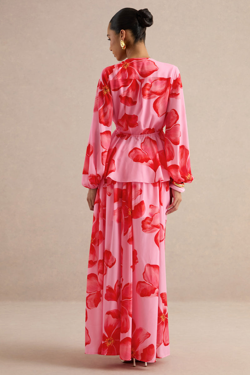 CL138489084 - Asella _ Pink Chiffon Maternity Maxi Skirt 8.jpg