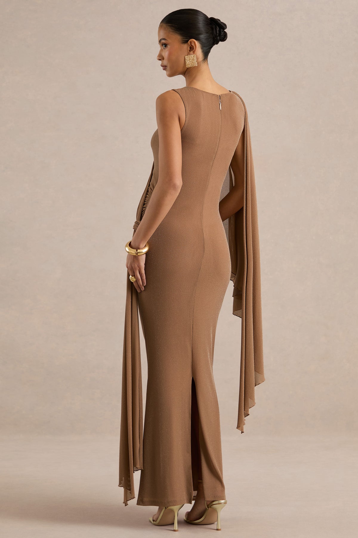 ECM_HR_CL138508050 - Yelena _ Gold Metallic Round-Neck Maternity Maxi Dress With Gathered Detailing6.jpg
