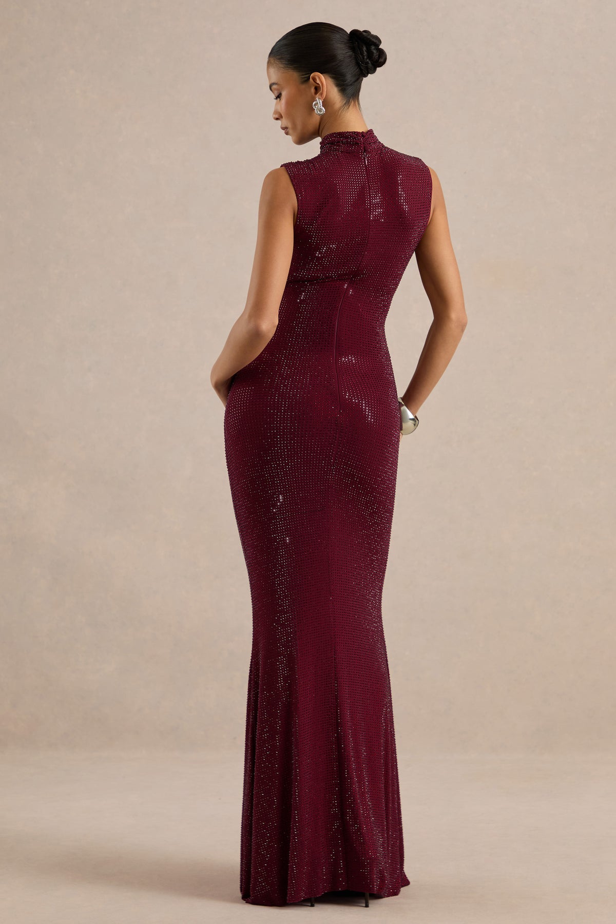 ECM_HR_CL138533102 - Zorina _ Burgundy Hotfix High-Neck Maternity Maxi Dress6.jpg