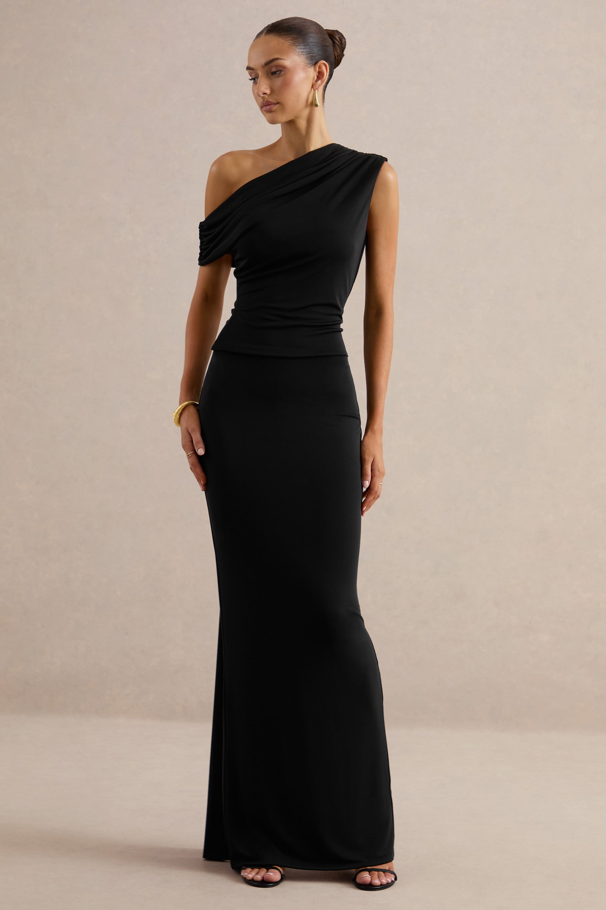 ECM_HR_Koralia Black Asymmetric-Neck Top With Sash Detail CL138546001 cl138547001 co ord   13.jpg