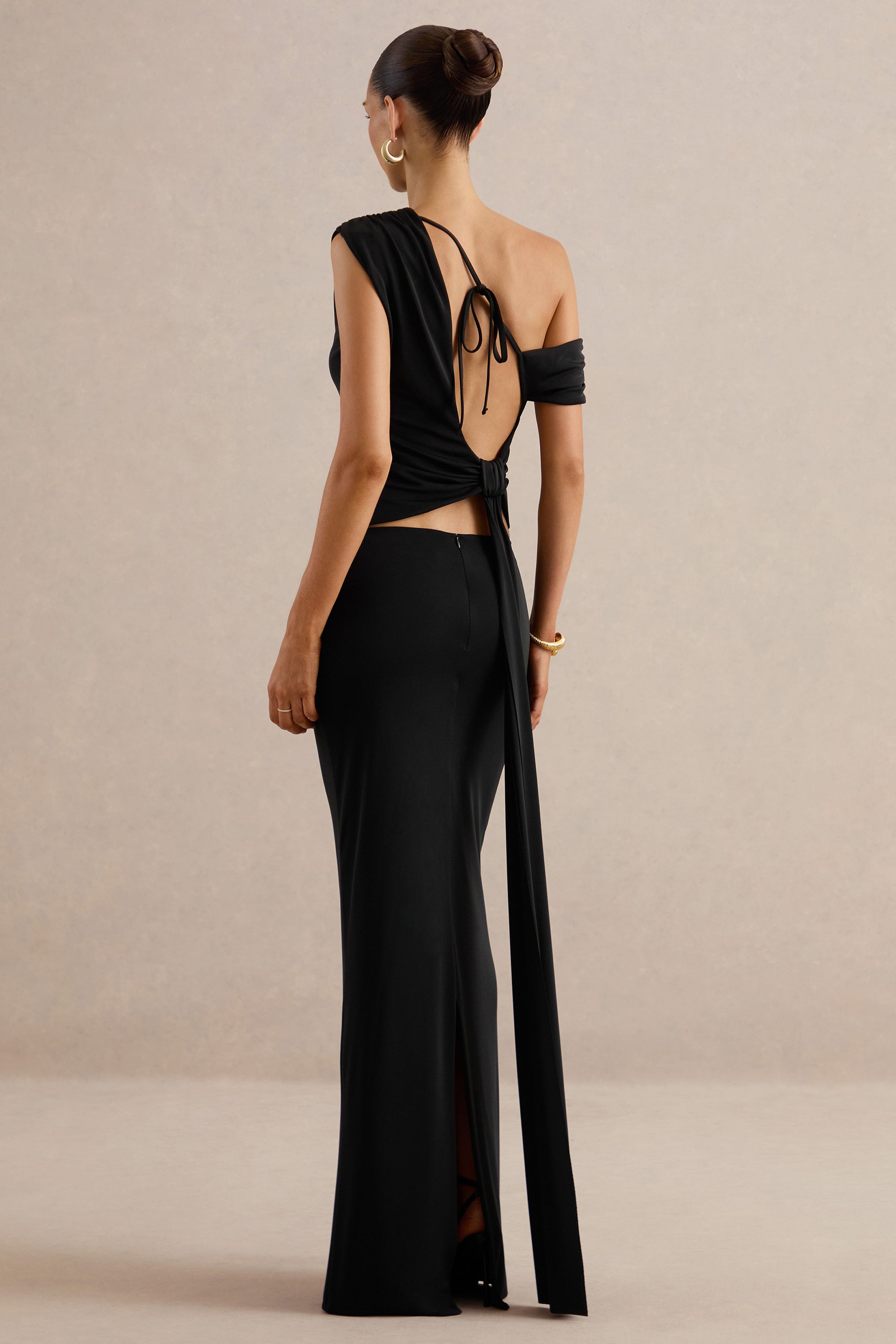 ECM_HR_Koralia Black Asymmetric-Neck Top With Sash Detail CL138546001 cl138547001 co ord   57.jpg