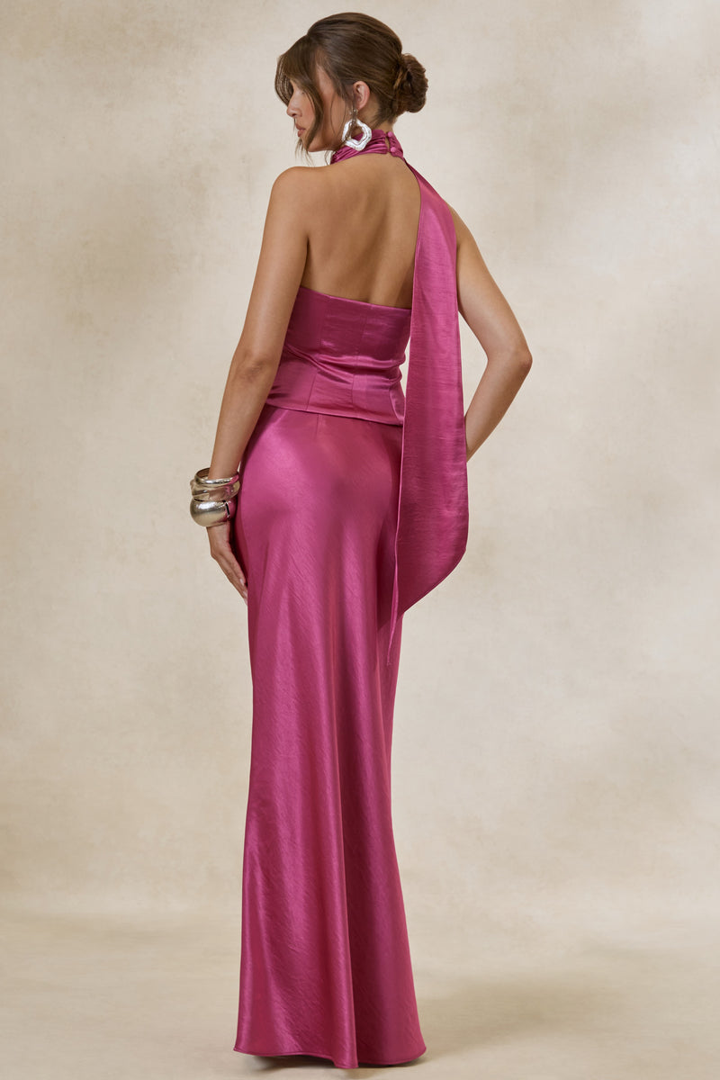 ECM_HR_CL138550080 - Lareina _ Hot Pink Satin Maxi Skirt + CL138549080 - Lareina _ Hot Pink Satin Halter-Neck Top 11.jpg