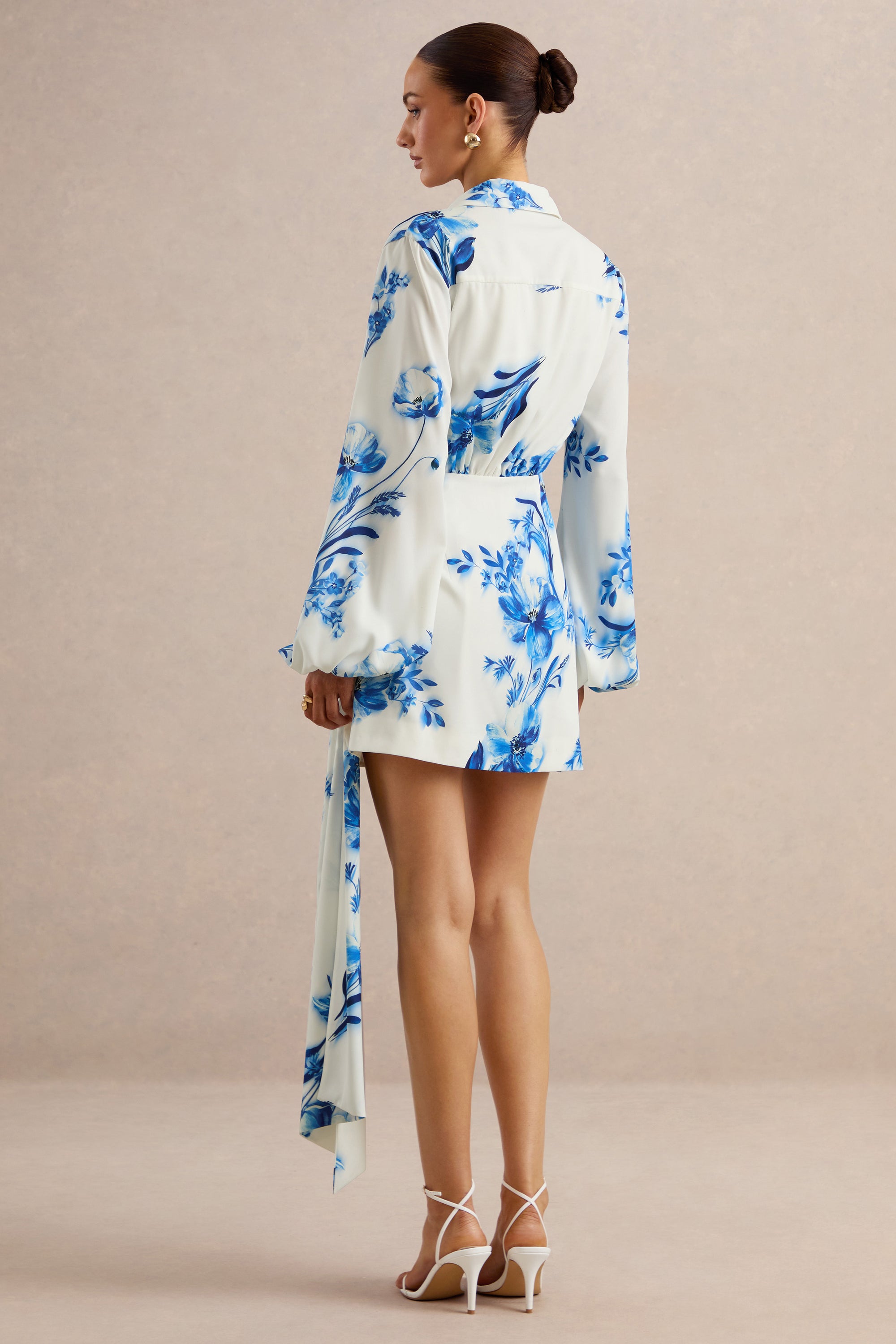 ECM_HR_CL138569153 - Itzara | Blue Floral Print Plunge-Neck Wrap Dress With Belt Detail 5.jpg