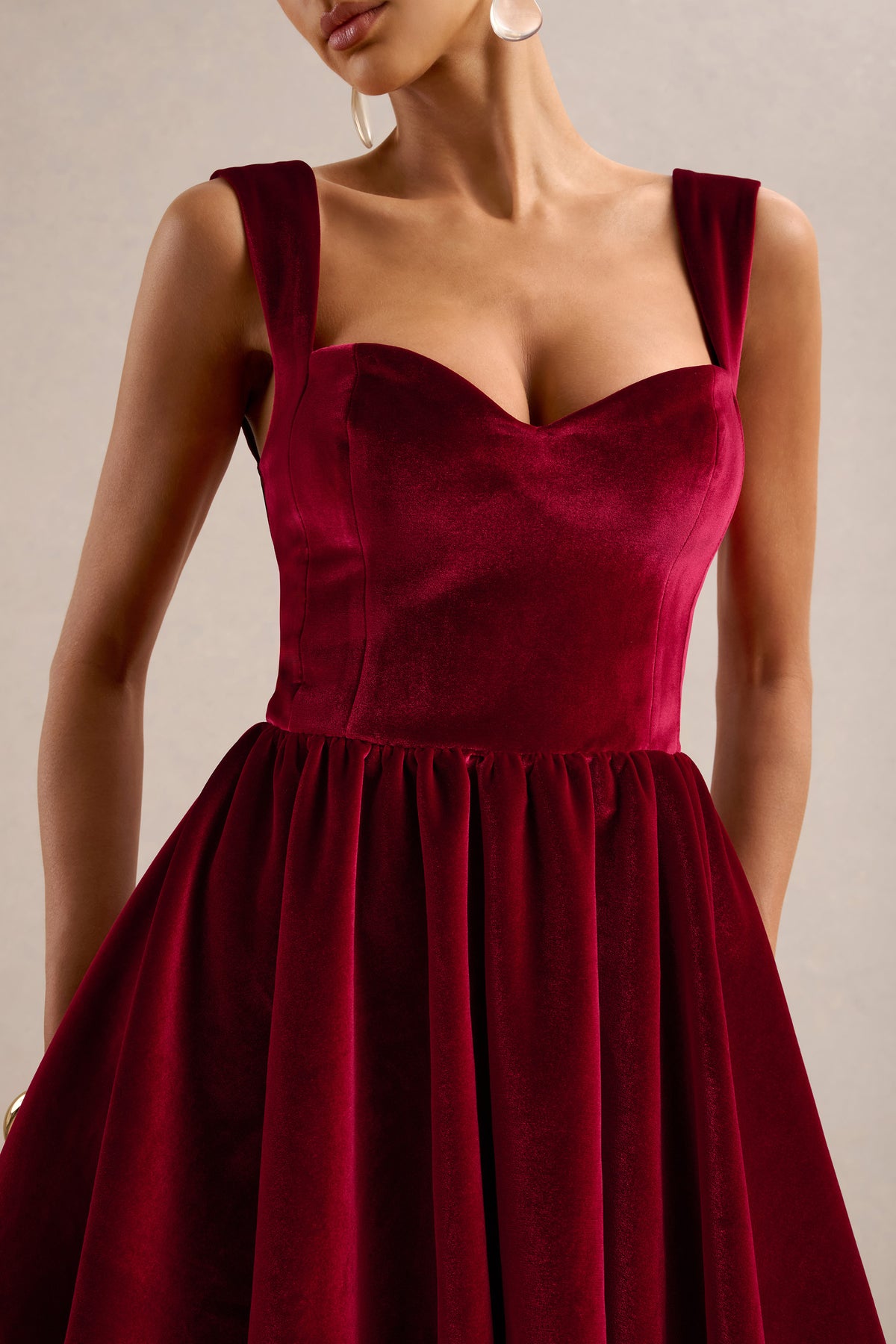 ECM_HR_CL138654100 - Belicia _ Red Velvet Sweetheart-Neck Ruffled Skater Mini Dress4.jpg