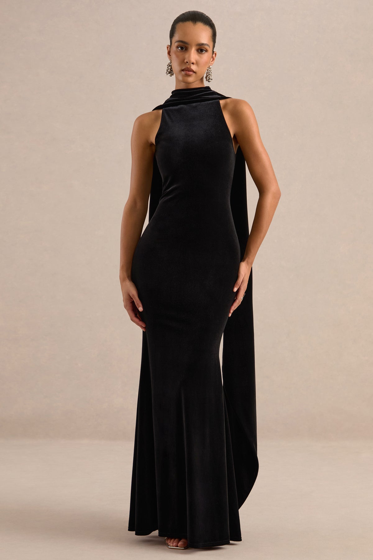 ECM_HR_CL138665001_Caledonia Black Velvet High-Neck Maxi Dress With Cape Detail 43.jpg