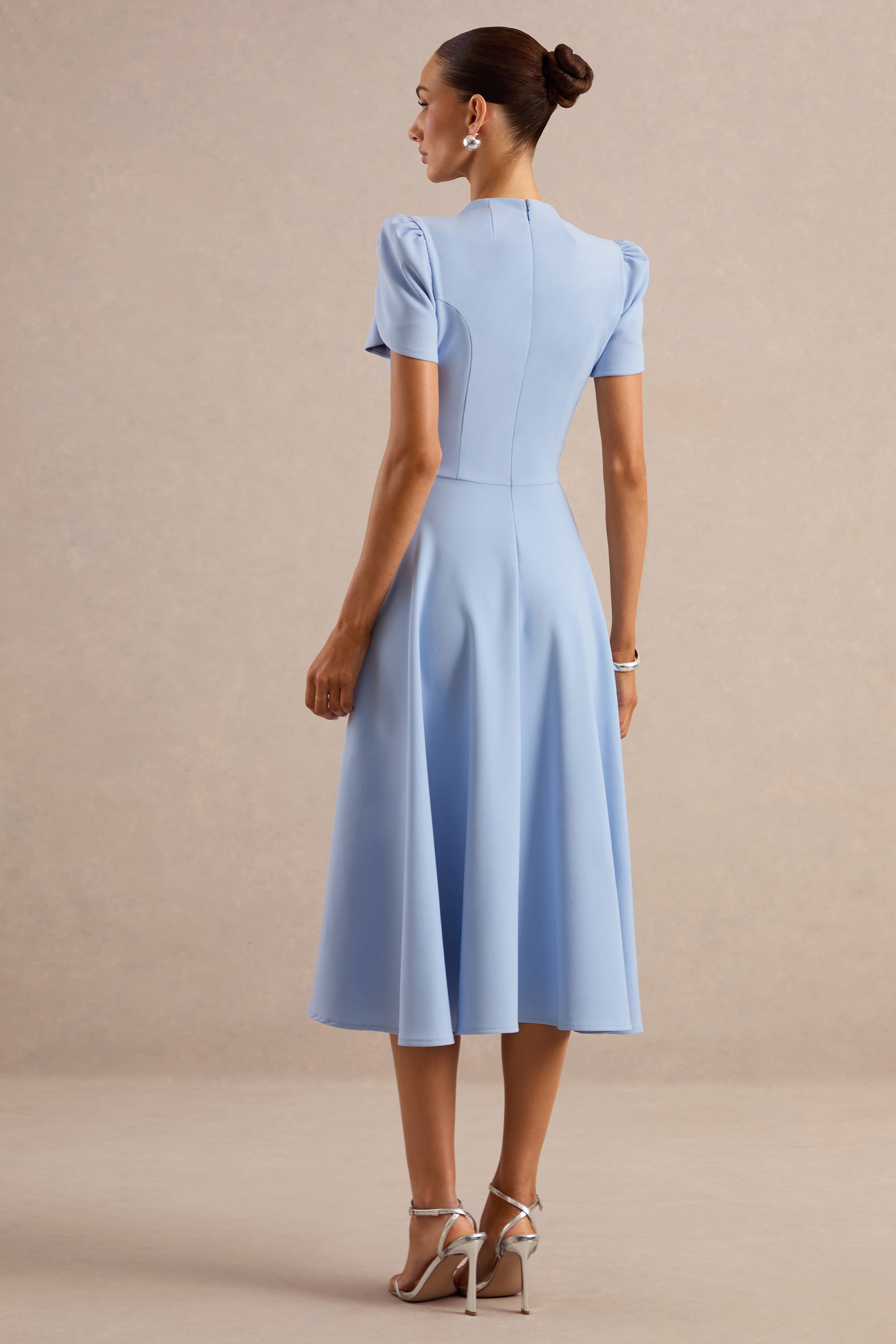 ECM_HR_CL138715013 - Vicky | Powder Blue High Neck Midi Dress With Puff Sleeves6.jpg