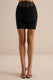 ECM_HR_CL138750001 - Dariana | Black Satin Mini Skirt With Lace Detail And Draped Detailing 4.jpg