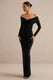 ECM_HR_CL138762001 - Kylara _ Black Wrapped Bardot-Neck Maxi Dress0.jpg