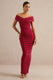 ECM_HR_CL138781100 - Evelora _ Red Wrapped Bardot-Neck Maxi Dress With Ruched Detailing 0.jpg