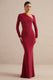 ECM_HR_CL13879410 - Florabella _ Red Asymmetric-Neck Long Sleeve Maxi Dress 0.jpg