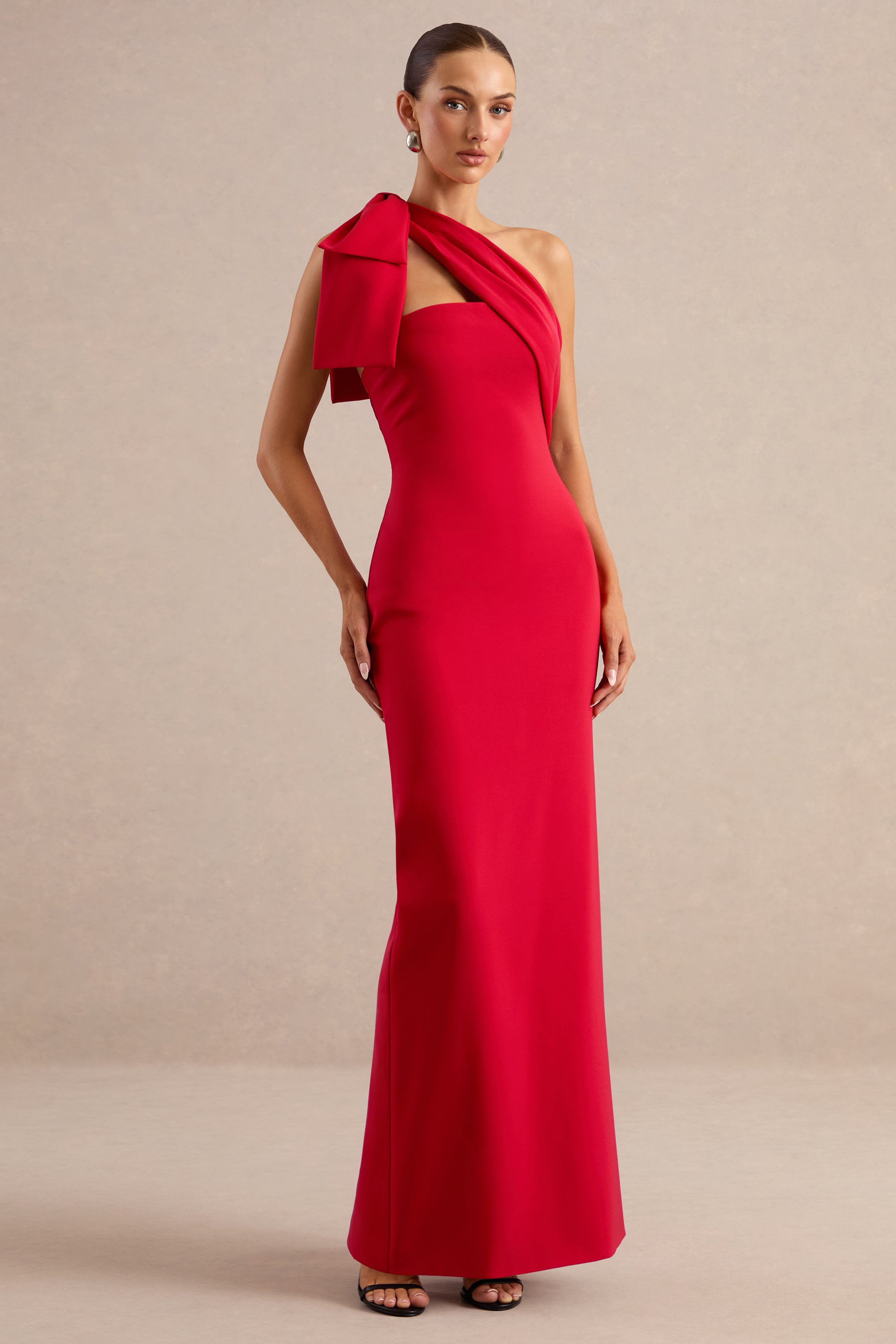 ECM_HR_CL138806100 - Adara _ Red Asymmetric-Neck Maxi Dress With Bow-Detail 2.jpg