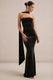 ECM_HR_CL138818001 -Vesperine Black Black Velvet Bandeau-Neck Maxi Dress With Scarf Detail1.jpg