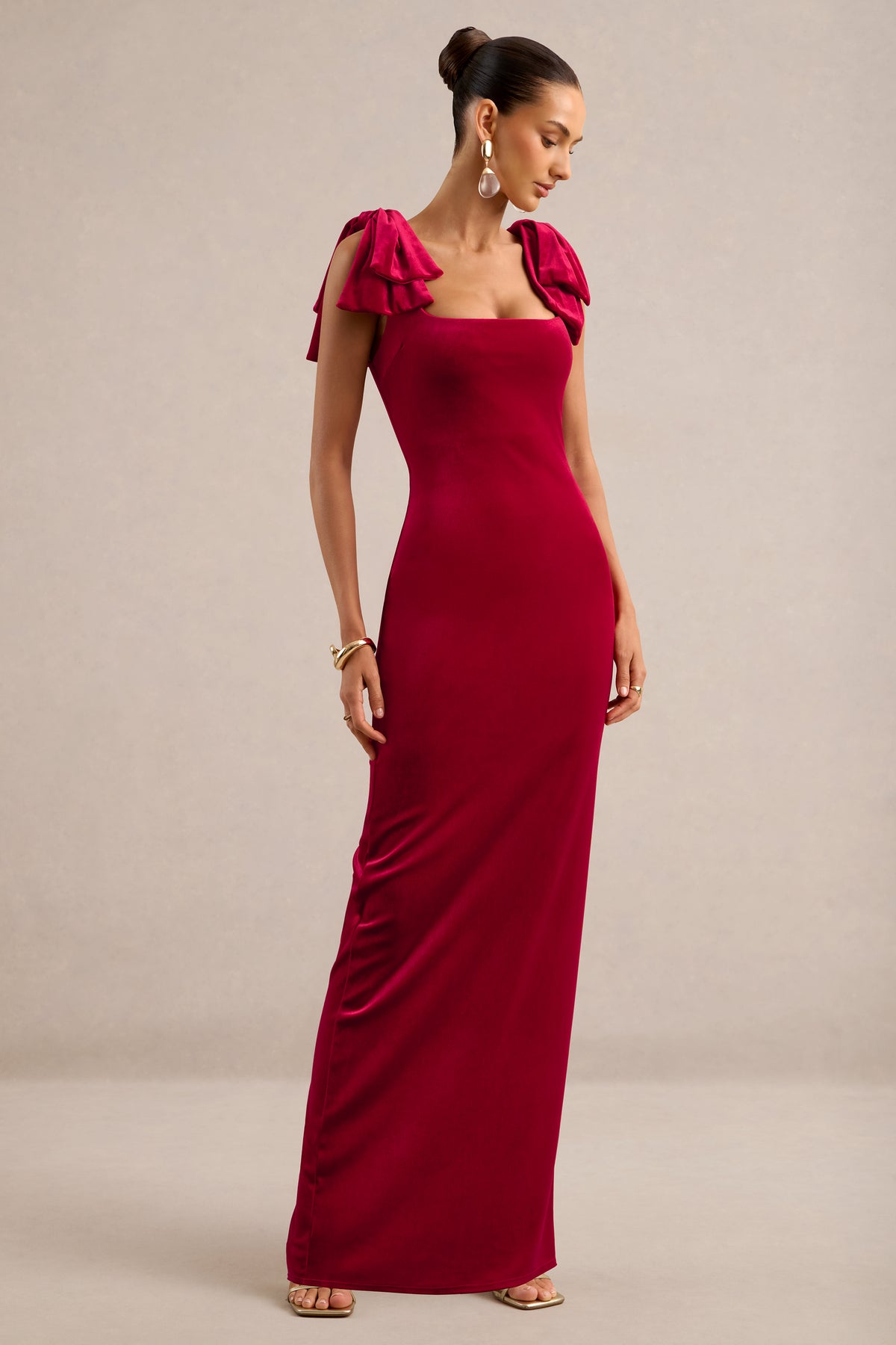 ECM_HR_CL138831100 - Beatrix _ Red Square Neck Maxi Dress with Bow Detailing1.jpg