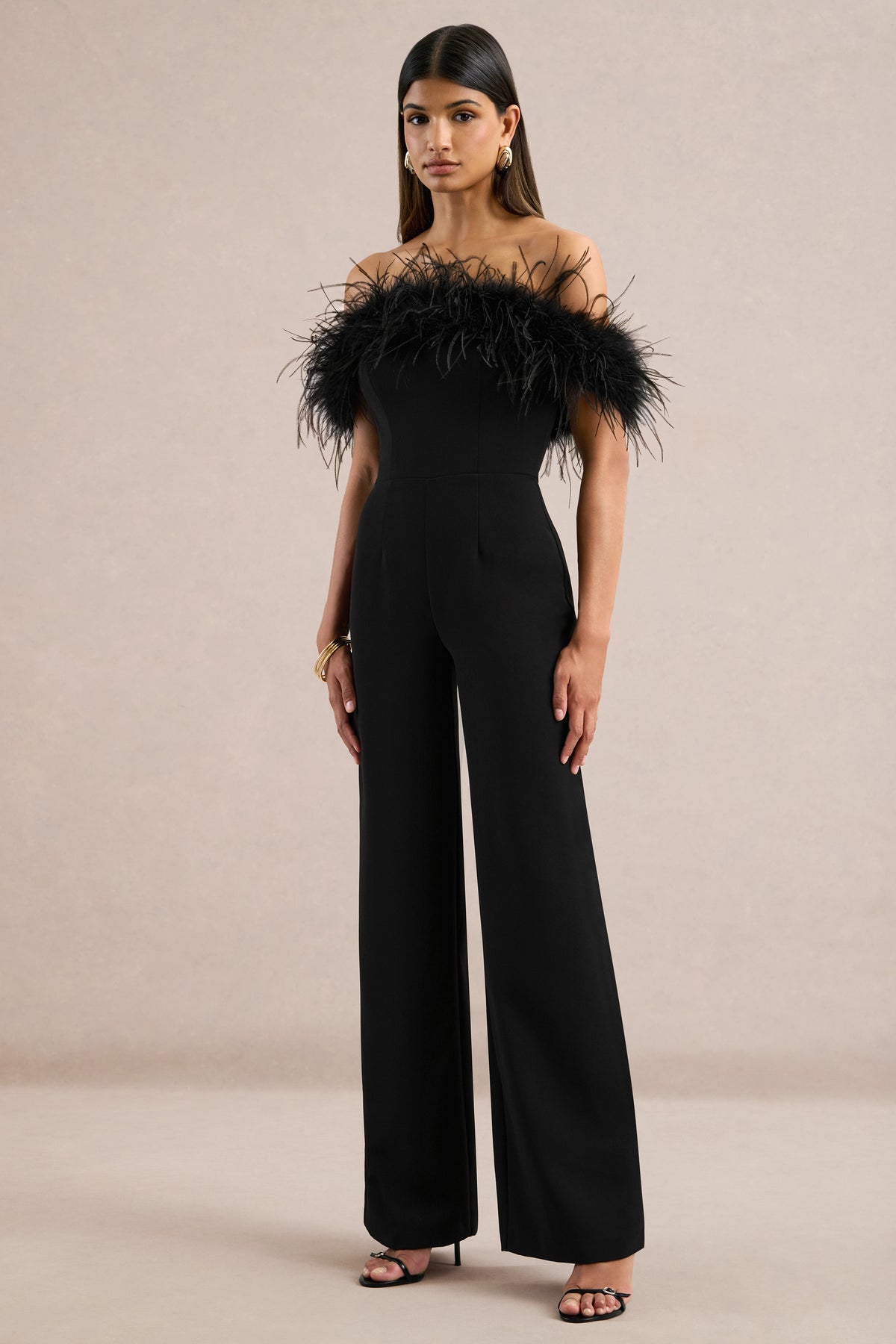 ECM_HR_CL138891001 - Halonna _ Black Off-the-Shoulder Wide-Leg Jumpsuit with Feather Trim2.jpg