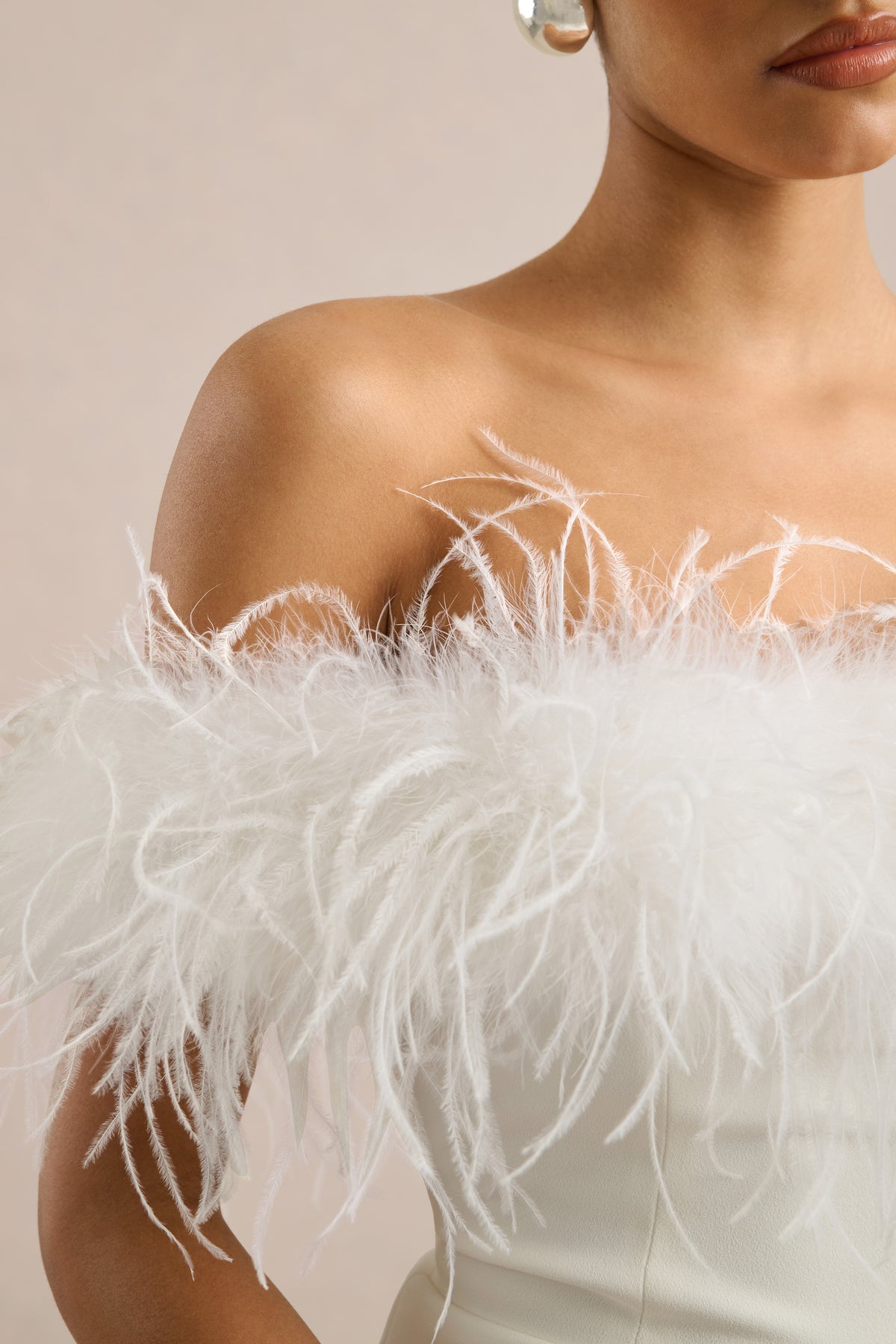 ECM_HR_CL138891110 - Halonna _ White Off The Shoulder Jumpsuit With Feather Detailing4.jpg