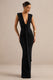CL13896300106_ECM_HR_CL138963001_-_Eleanor___Black_Plunging_V-Neck_Maxi_Dress_with_Drape_Detailing_1