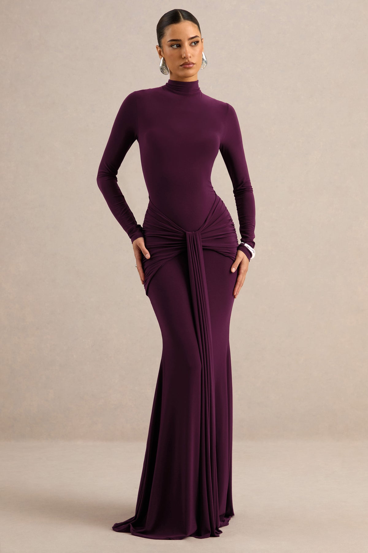 ECM_HR_CL139086090 - Seraphita _ Plum High-Neck Maxi Dress 2.jpg