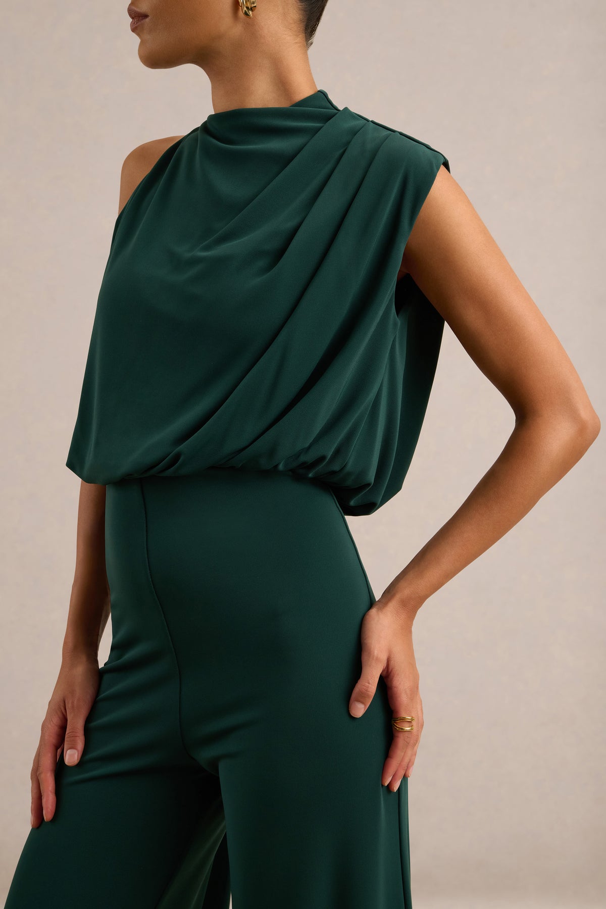 ECM_HR_CL139176038 - Vianista _ Green High Neck Jumpsuit with Drape Detailing5.jpg