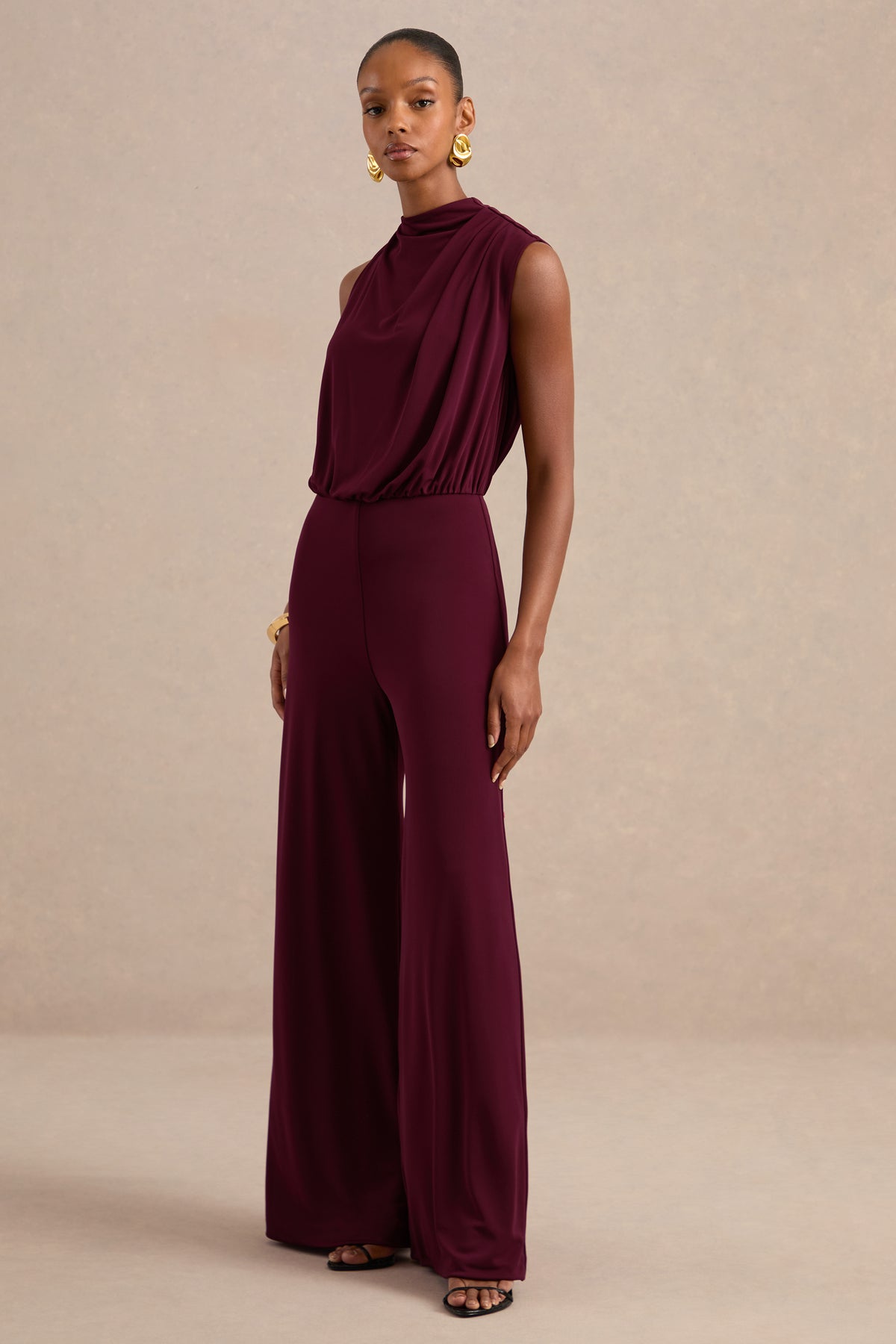 ECM_HR_CL139176090 - Vianista Plum High Neck Jumpsuit with Drape Detailing1.jpg