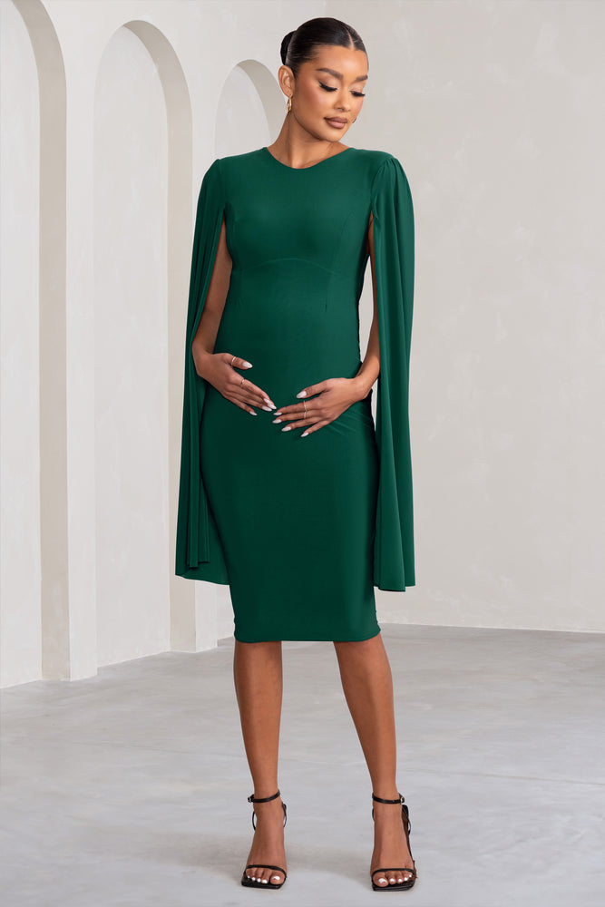 Lime green outlet maternity dress