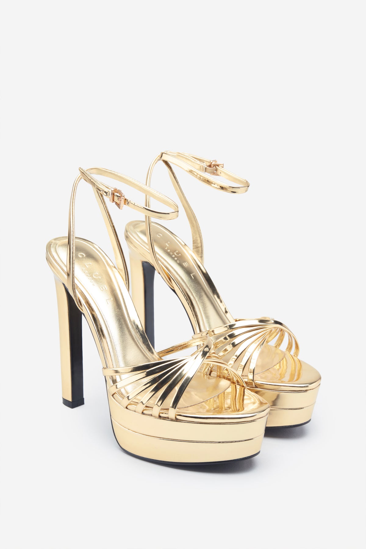 Gold platform shoes uk on sale