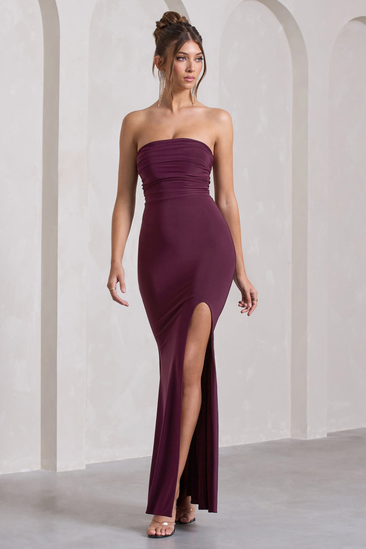 Plum maxi hot sale dress uk