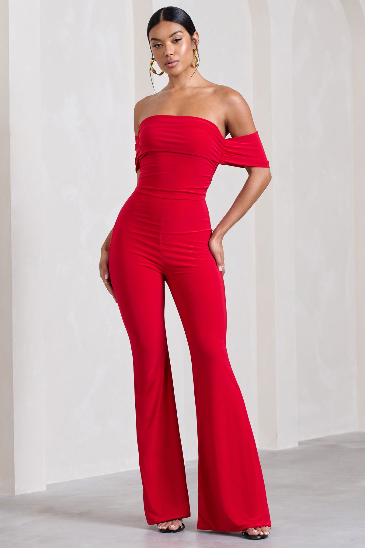 Red jumpsuits