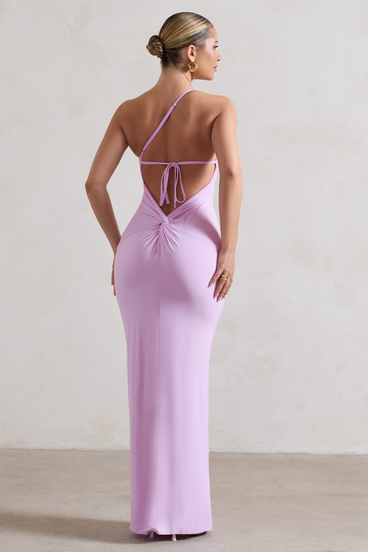 Light purple maxi dress with clearance sleeves