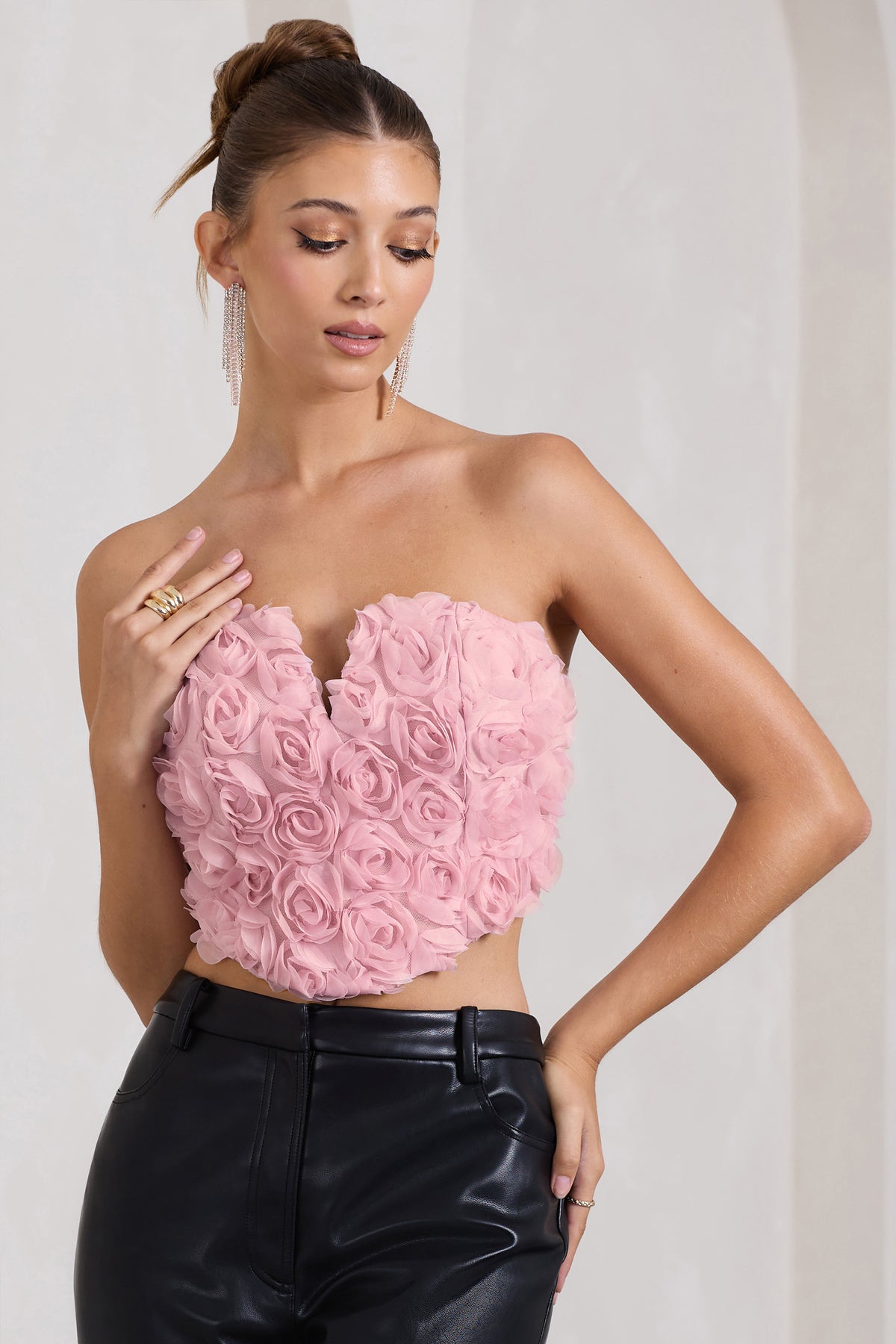 Two Swim Sherbet Pink Strapless Bandeau Knot Top – Beginning