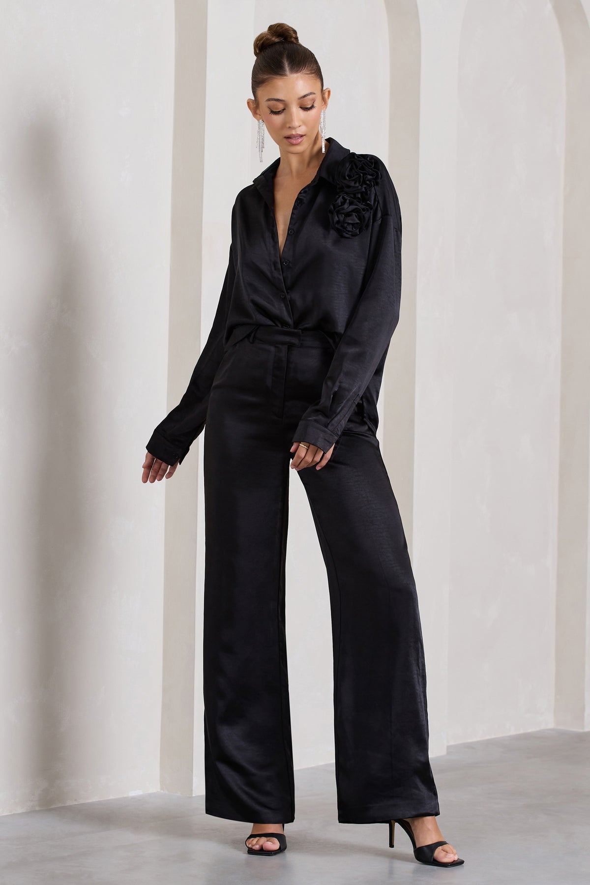 Silk trousers Serena Bute Multicolour size 8 UK in Silk - 40095321