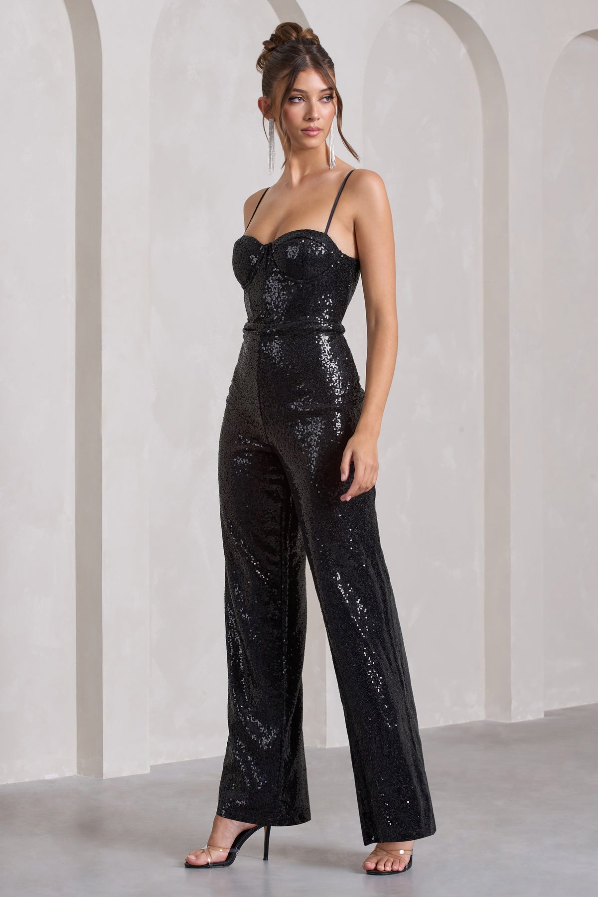 Buy Lipsy Black Summer Corset Jumpsuit from Next Luxembourg