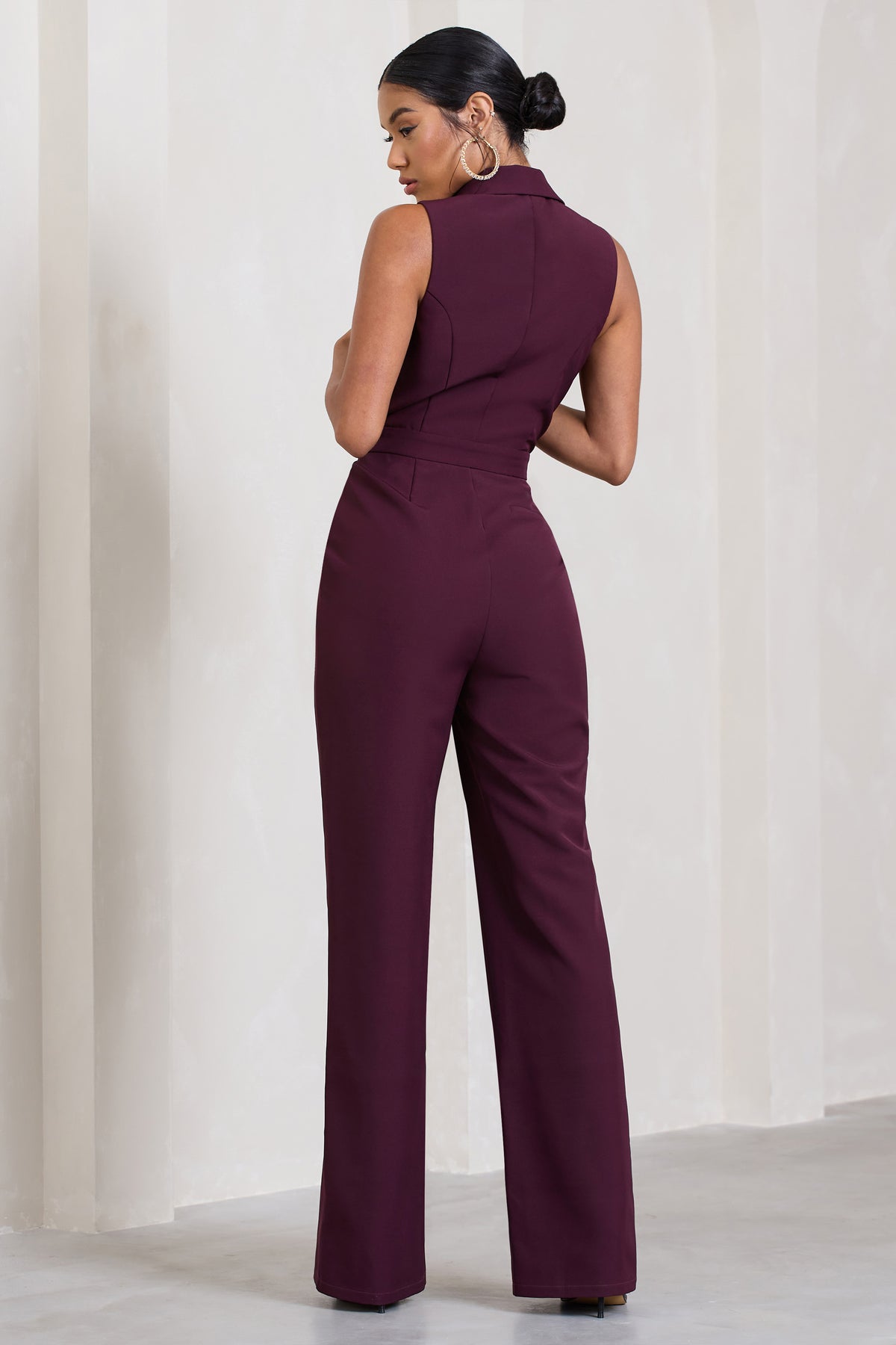 Plum jumpsuit hot sale