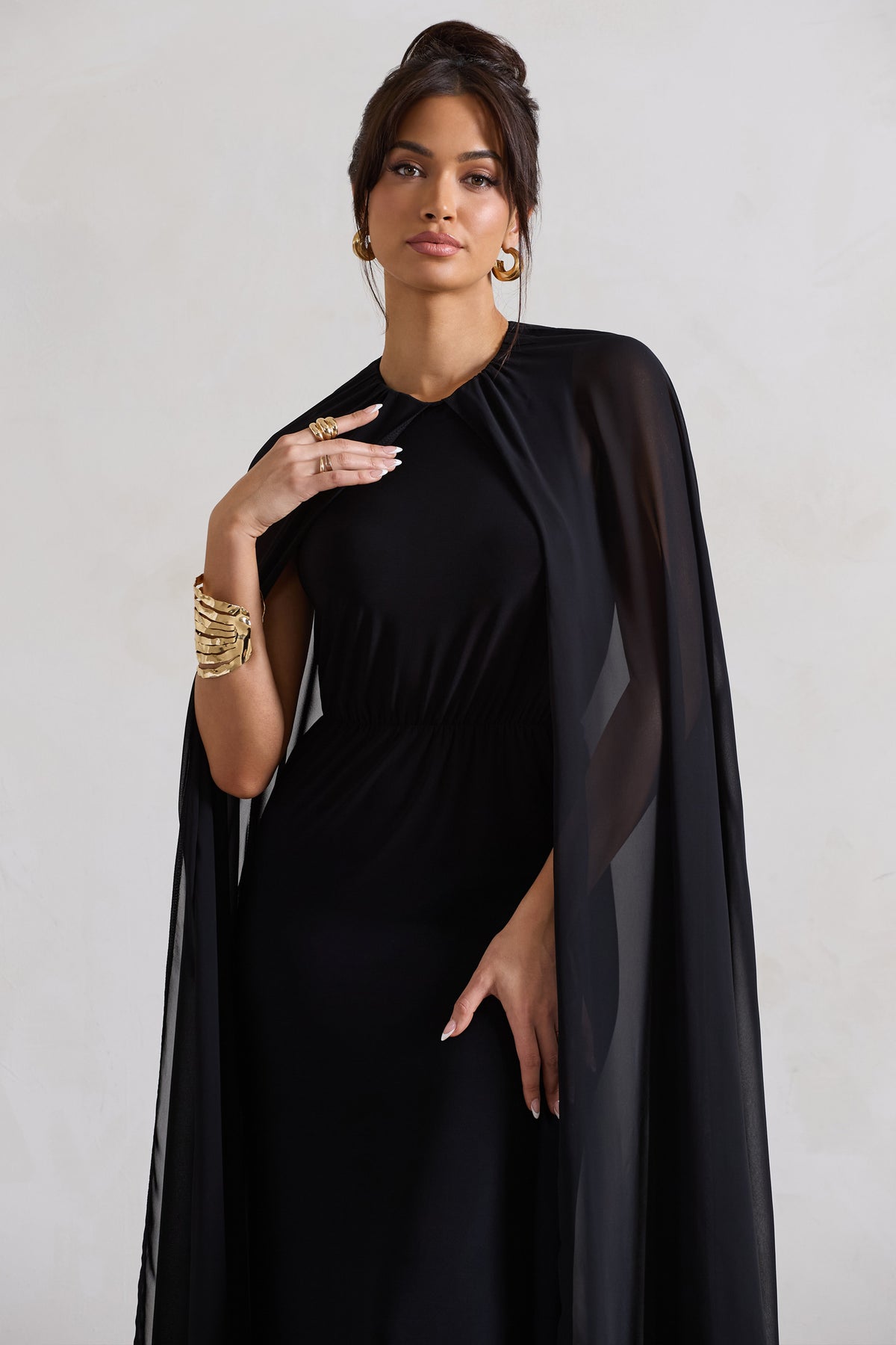 Maxi cape clearance dress